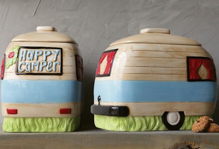 Ceramic Camper Cookie Jar